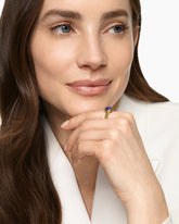 DY Mercer® Color Stone Ring in 18K Yellow Gold with Iolite, 7mm